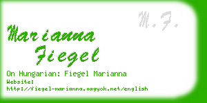 marianna fiegel business card